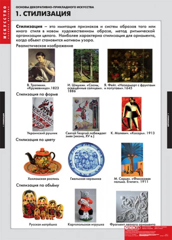 Учебный альбом из 12 листов «Искусство. Основы декоративно-прикладного искусства»