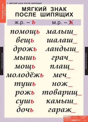 Учебный альбом из 10 листов «Русский язык 3 класс»