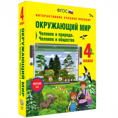 Интерактивное учебное пособие «Окружающий мир. 4 класс. Человек и природа. Человек и общество»