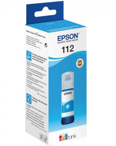 Картридж Epson <C13T06C14A> №112 для L11160/15150/15160/6490/6550/M15180 (6000 стр.) 70 мл голубой 
