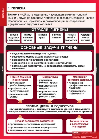 Учебный альбом из 8 листов <ОБЖ Гигиена>, изд. Спектр