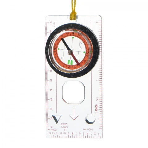 Компас с линейкой 13×6 см <Корсар>