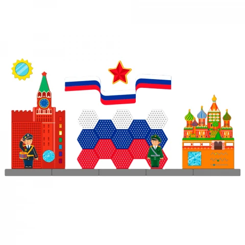 Декоративно-развивающая панель <Россия - Моя Родина>