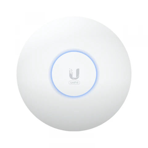 Точка доступа 2,4/5 ГГц, 1 порт 1000 Мбит/с, PoE, Ubiquiti <UniFi U6 Pro> (U6-PRO)