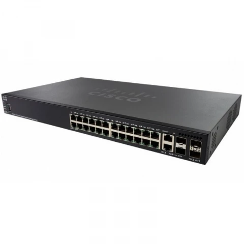 Коммутатор Cisco <SG550X-24-K9-EU> 24 портов 1000 мб\с