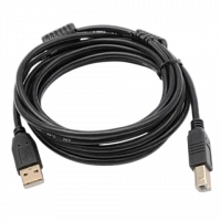Кабель Exegate <USB 2.0 (A->B)> 1.8 метра Позолоченные контакты,2 фильтра 