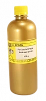 Тонер EPSON C1100, 120гр/флакон, желтый, ATM Gold
