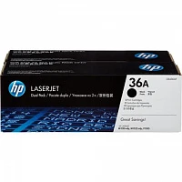 Картридж HP <CB436AF> для LJ P1505/M1522/1120 (2 картриджа по 2000 стр.) черный 