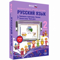 Интерактивное учебное пособие «Русский язык. 2 класс. Синтаксис и пунктуация. Лексика. Состав слова. Части речи»